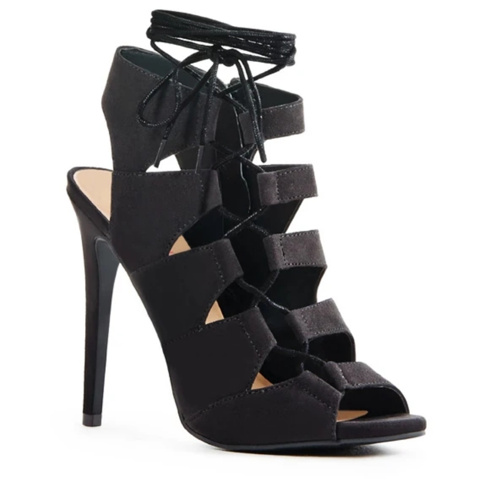 JustFab | Stefany Heel - Black / Size: 10 - Picture 2 of 7